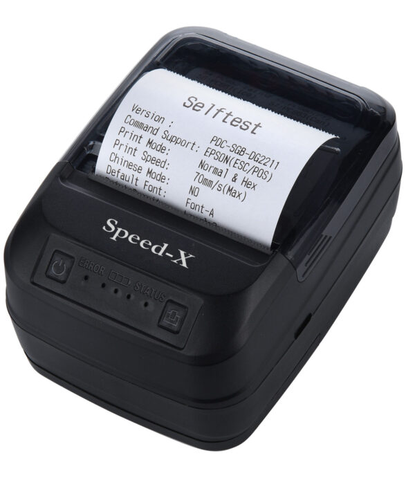 Speed-X Bt450m Mini Portable Bluetooth+Usb Printer 58mm